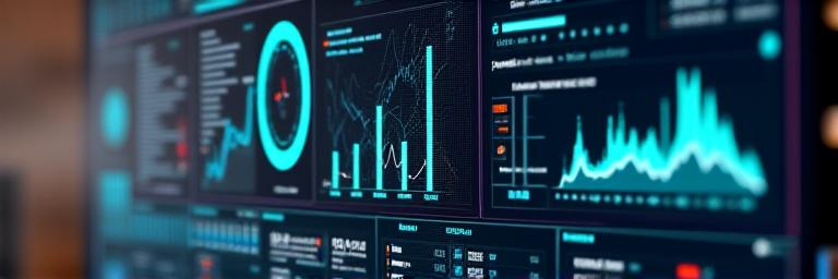 Predictive AI fraud detection analytics dashboard